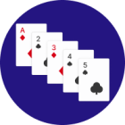 Straight cards