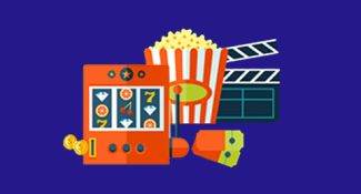 Movie and popcorn