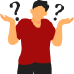 Person with question marks