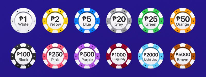 Various casino chips