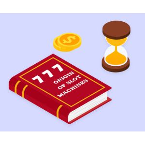 Book with slot symbols on the cover
