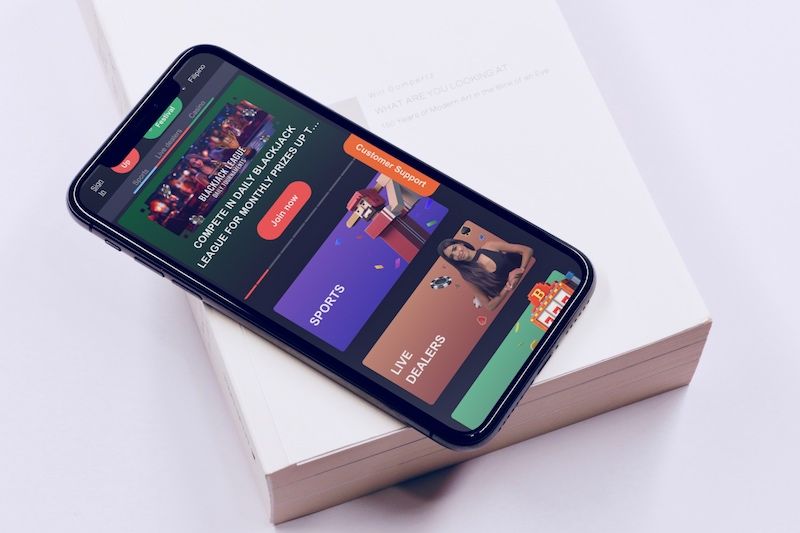 Bons Casino on a phone screen