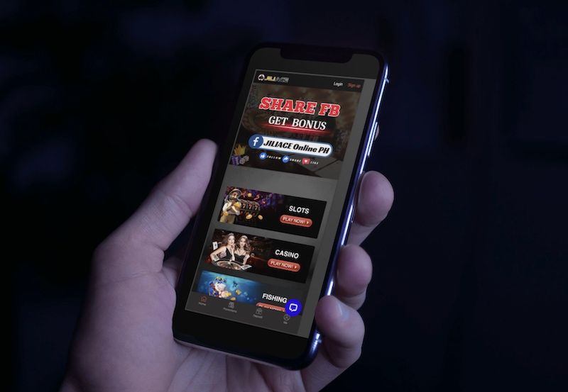 Jiliace Casino on a phone screen