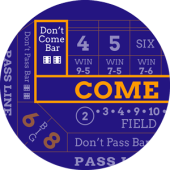 Come bets - online craps