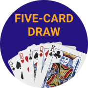 Five card draw - online poker