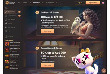 National Casino promotions
