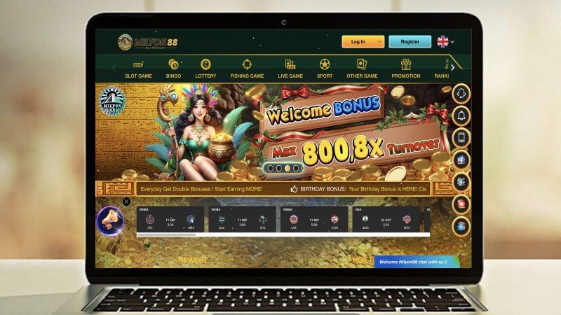 KingGame Casino on a laptop screen
