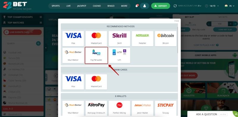 PayTM Guide: How to deposit to a casino