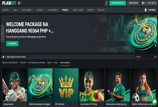 Planbet casino promotions
