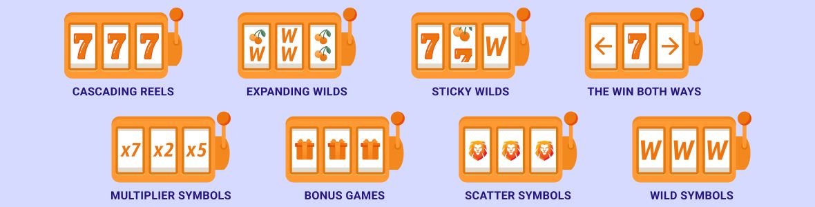 slot machines features